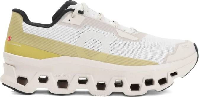 On Running Lichtgrijze Vetersneaker Paneeldesign