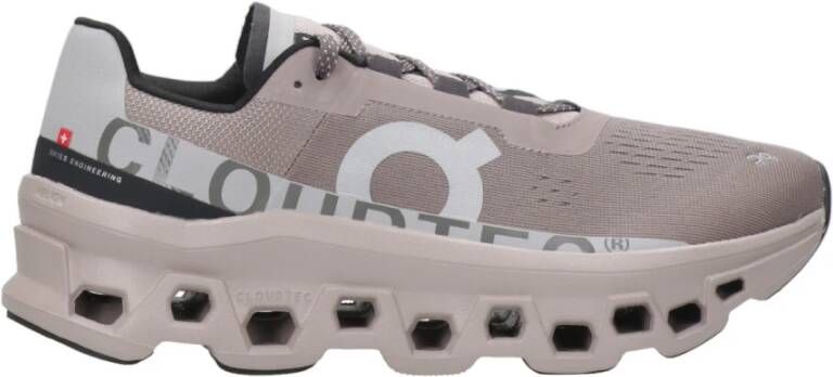 ON Running Cloudmonster Sneakers in Grijs Beige Gray Heren