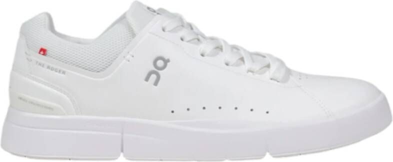 ON Running Witte hardloopschoenen met marineblauwe details White Heren - Foto 5