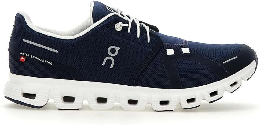 On Running Blauwe Snelle Veters Sneakers Lichtgewicht Demping - Foto 5