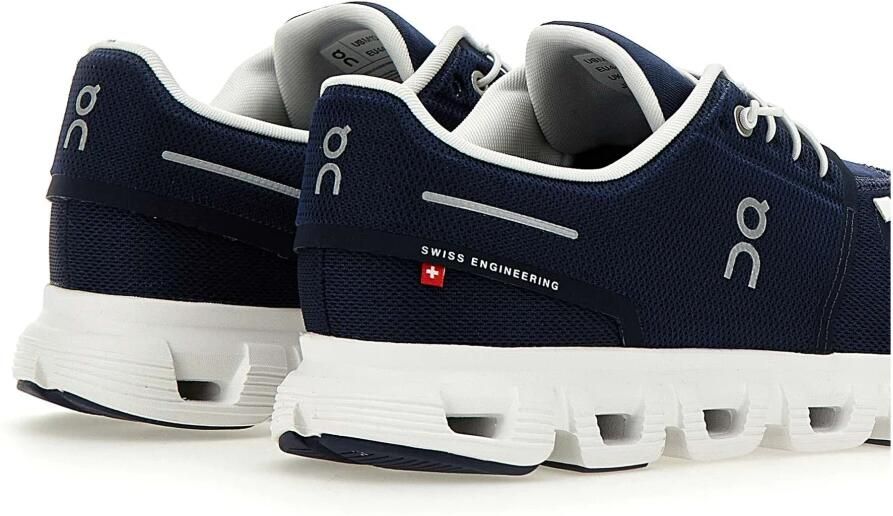 On Running Blauwe Snelle Veters Sneakers Lichtgewicht Demping - Foto 3