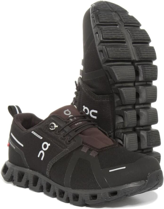 ON Running Cloud 5 WP Waterproof Hardloopschoenen Running Schoenen Sportschoenen All Black - Foto 5