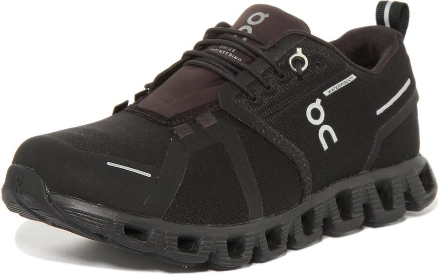 ON Running Cloud 5 WP Waterproof Hardloopschoenen Running Schoenen Sportschoenen All Black - Foto 9
