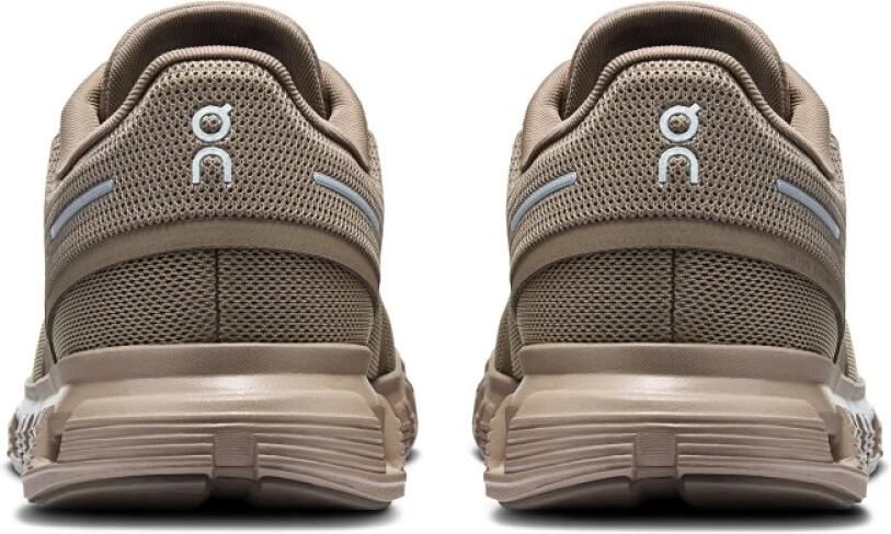 On Cloud Sneakers Dames Bruin Mesh Synthetisch - Foto 4