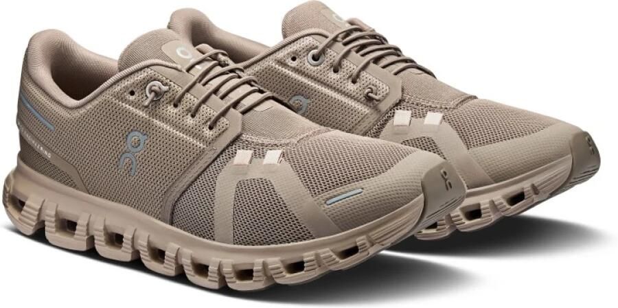 On Cloud Sneakers Dames Bruin Mesh Synthetisch - Foto 3