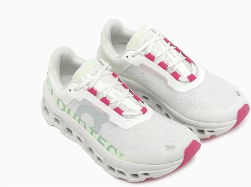 ON Running Cloudmonster Dames Hardloopschoenen Cloud Schoenen White-Lima - Foto 3