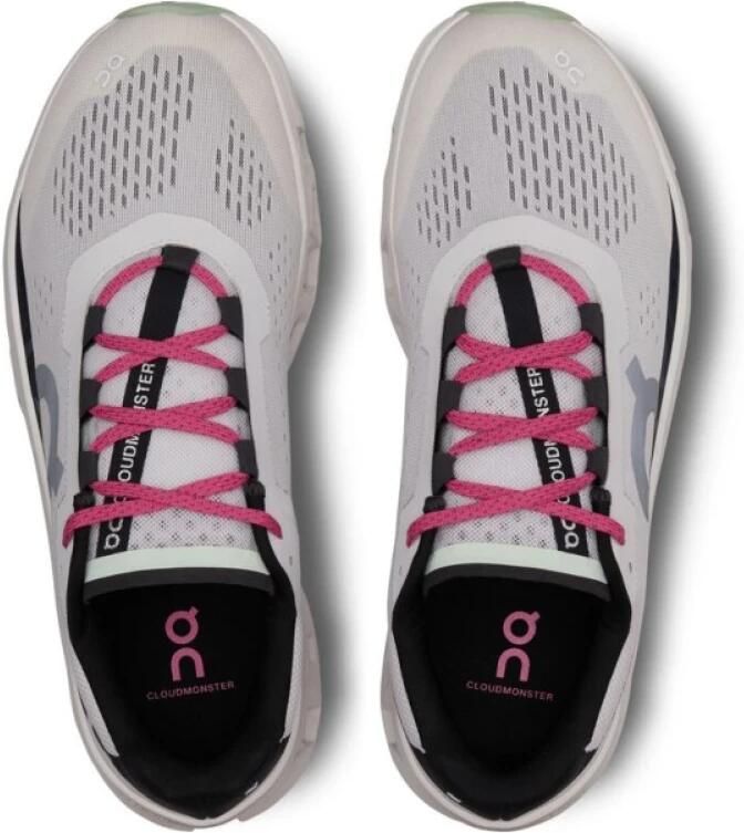 ON Running Ademende CloudMonster Sneakers met Speedboard Tussenzool White Heren - Foto 2
