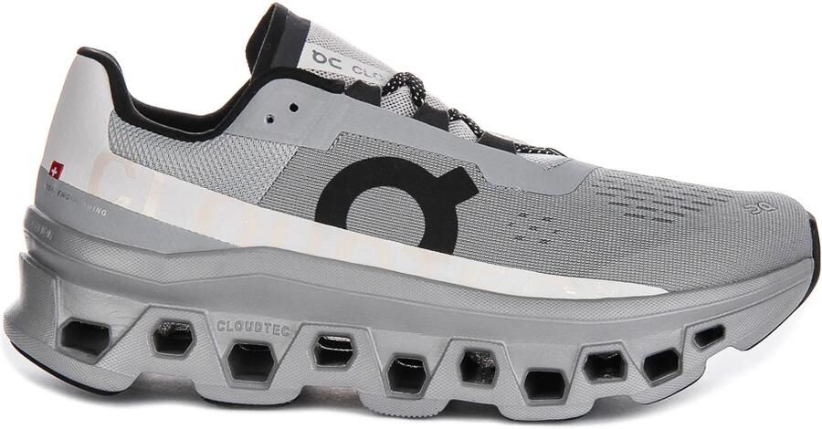 ON Running Ademende CloudMonster Sneakers met CloudTec Gray Heren