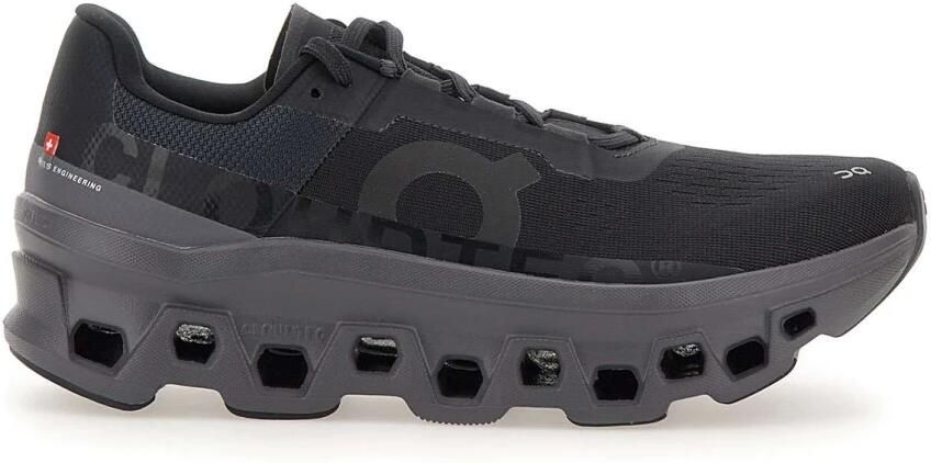 ON Running ON Cloudmonster Sportschoenen Hardlopen Weg zwart blauw