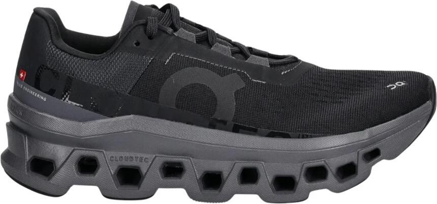 ON Running ON Cloudmonster Dames Sportschoenen Hardlopen Weg zwart blauw