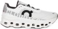 ON Running Witte Sneakers met Stoffen Materiaal en Rubberen Zool White Heren - Wit
