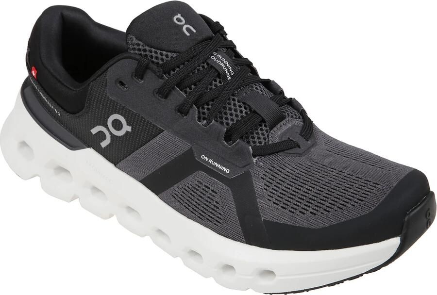 On Women's Cloudrunner 2 Hardloopschoenen zwart grijs - Foto 2