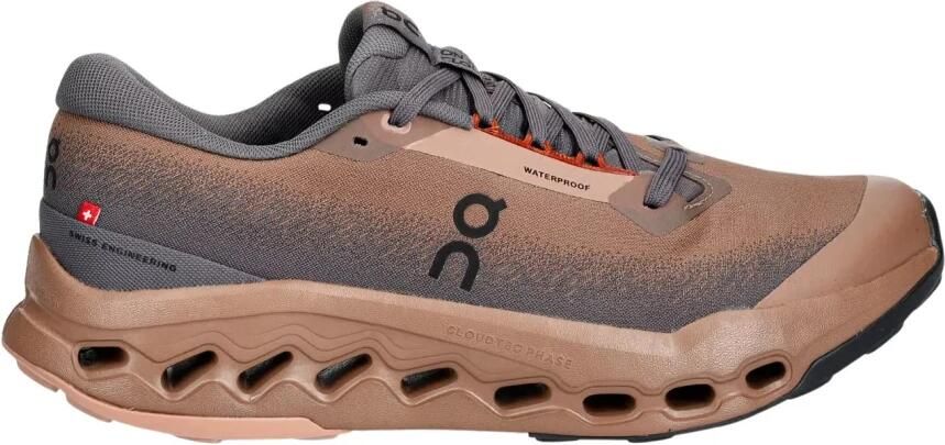 On Cloudsurfer Trail 2 WP Trailrunningschoenen portobello pebble