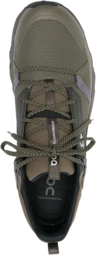 On Running Groene Textiel Veterschoenen