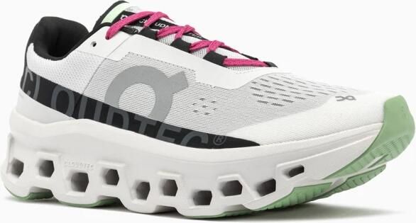 ON Running Ademende CloudMonster Sneakers met Speedboard Tussenzool White Heren - Foto 3
