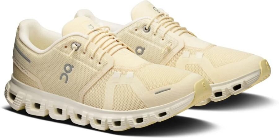 On Cloud Sneakers Dames Beige Mesh Synthetisch - Foto 2