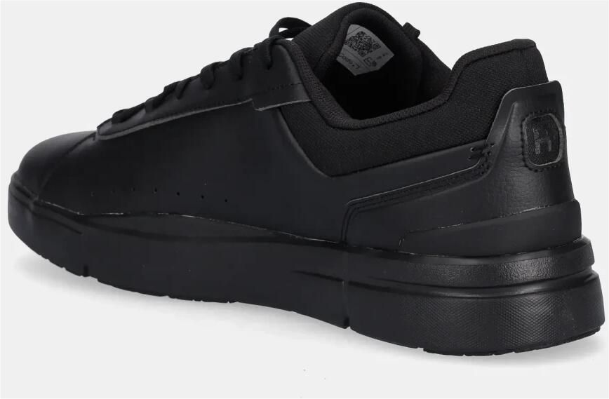 On THE ROGER Sneakers Heren Zwart Leer Textil - Foto 5