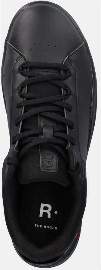 On THE ROGER Sneakers Heren Zwart Leer Textil - Foto 11
