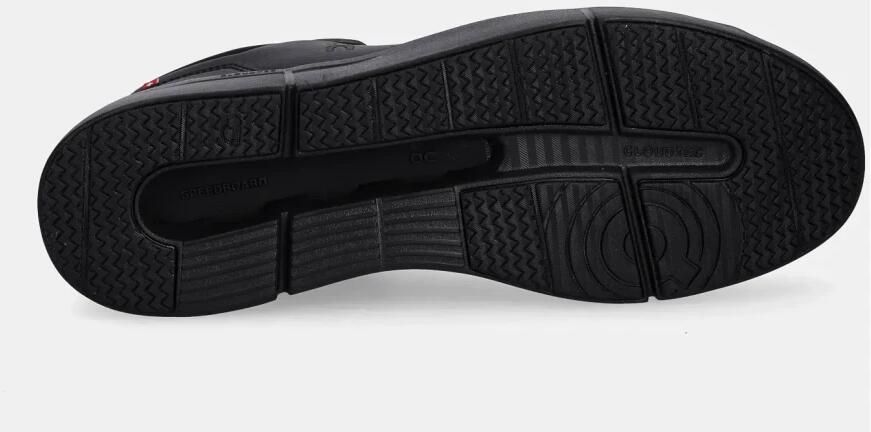 On THE ROGER Sneakers Heren Zwart Leer Textil - Foto 10