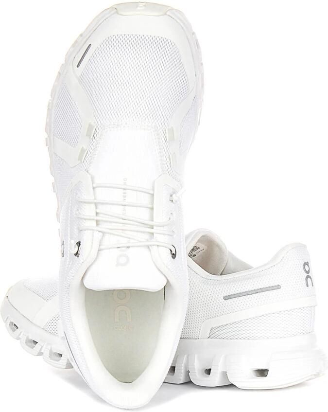 ON Running Cloud 5 Running Shoe CloudTec Cushioning Wo White Sneakers - Foto 6