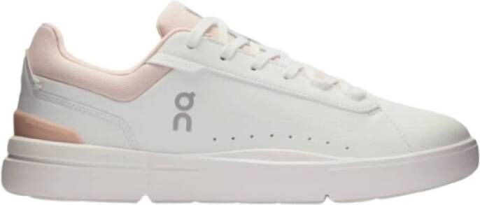 On Running Retro Tennisschoenen Wit Roze