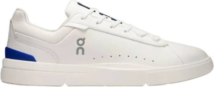 On Running Retro witte sneakers met blauwe details