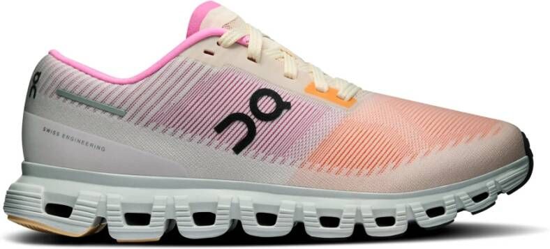 On Running Roze Sneakers met Cloud 6 Technologie