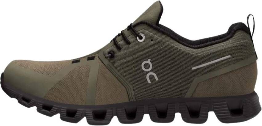 ON Running Cloud 5 WP Waterproof Heren Hardloopschoenen Running Schoenen Sportschoenen Olive-Black - Foto 7