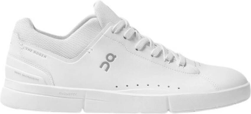 ON Running Witte hardloopschoenen met marineblauwe details White