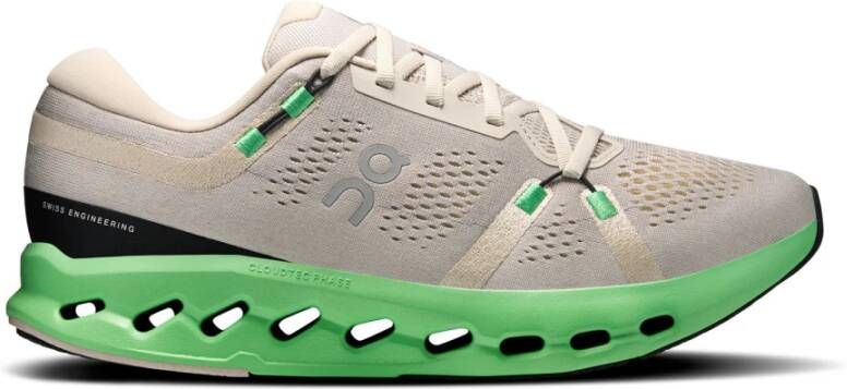 On Running Truffle Honeydew Cloudsurfer 2 Hardloopschoenen