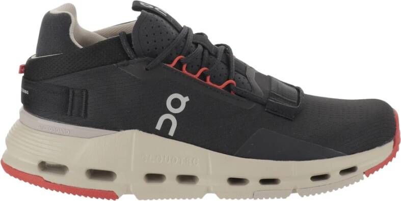 ON Running Ultra-lichtgewicht Ademende Sneakers met Logodetails Black Heren