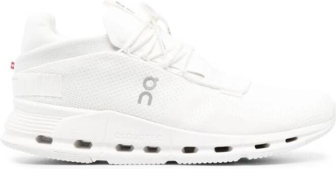 ON Running Witte Cloudnova Vetersneakers White Heren