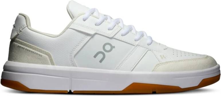 On THE ROGER Heren Schoenen Wit Maat: 42.5 Leer Foot Locker