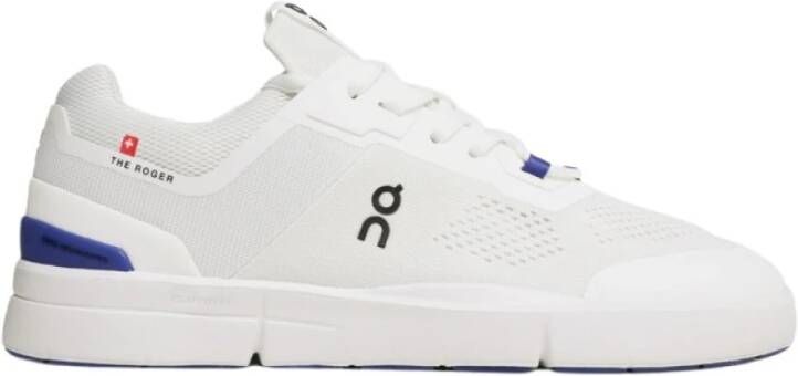 ON Running Witte hardloopschoenen met indigo details White Heren