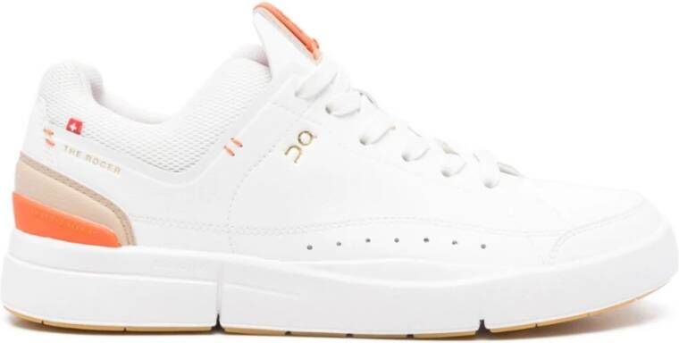 On Running Witte Leren Sneakers met Geperforeerde Details - Foto 2