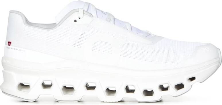 On Running Witte Sneakers met Vetersluiting