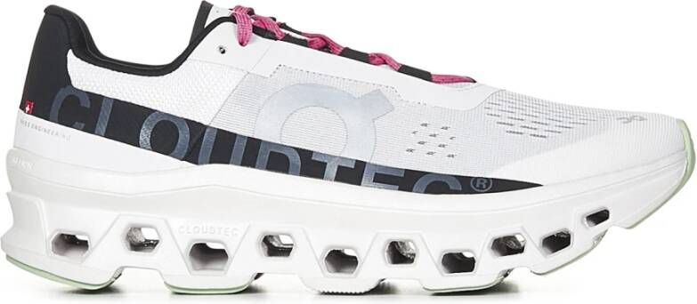 ON Running Ademende CloudMonster Sneakers met Speedboard Tussenzool White Heren - Foto 2