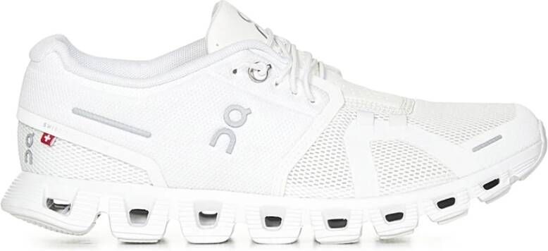 ON Running Cloud 5 Dames Hardloopschoenen Running schoenen Sneakers All-White - Foto 6