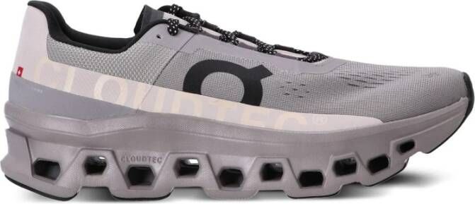 ON Running Ademende CloudMonster Sneakers met CloudTec Gray Heren