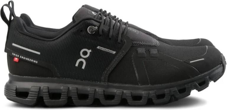 On Running Zwarte Veterschoenen met Logo Print