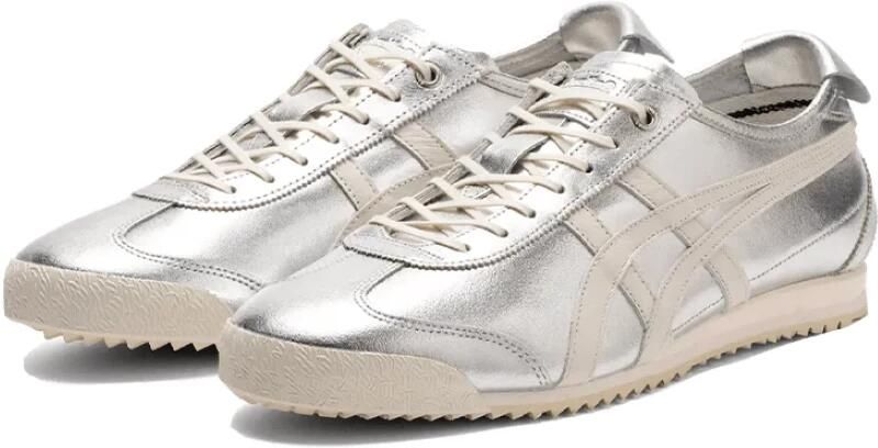 Onitsuka Tiger Zilver Off White Klassieke Sneakers