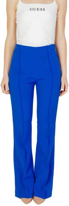 Only Blauwe Bootcut Polyester Broek Collectie