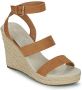 Only Bruine Sleehak Sandaal voor Vrouwen Brown Dames - Thumbnail 1