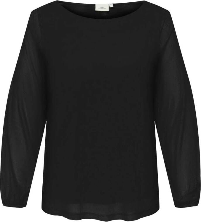 Only Carmakoma Bosleven Boothals Top in Zwart