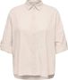Only Carmakoma Katoenen Shirt met Lange Mouwen in Pumice Stone - Thumbnail 1