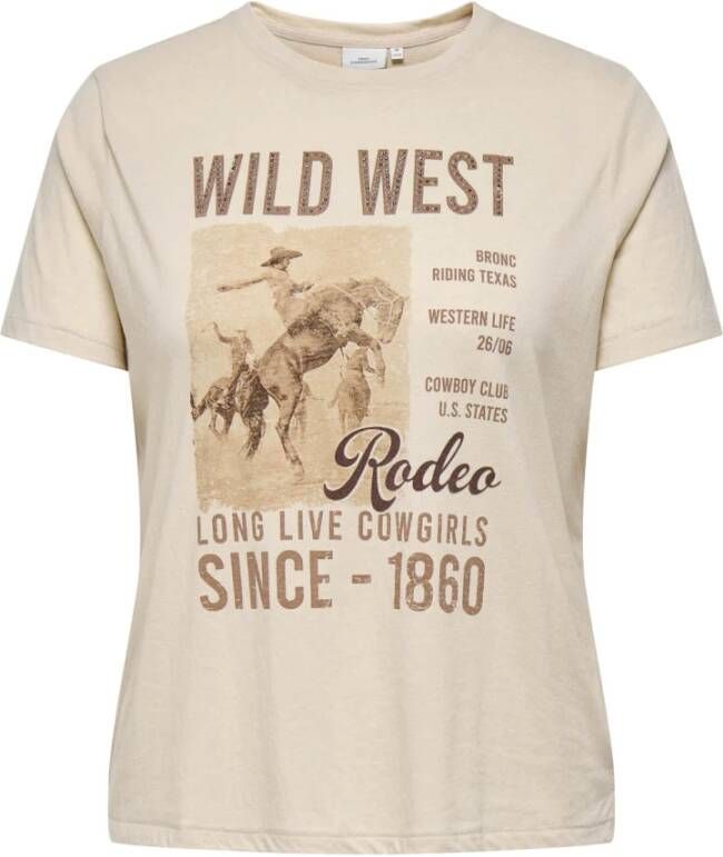 Only Carmakoma Pumice Stone Western Jeans Tee