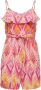 Only Framboos Roze Polyester Ceintuur Jumpsuit - Thumbnail 1