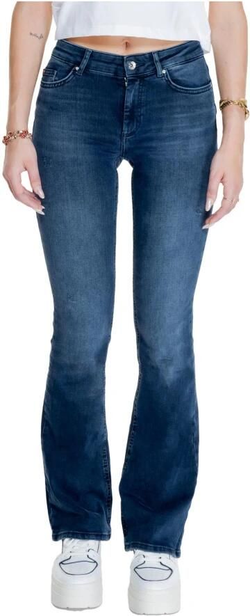 Only Blauwe Bootcut Jeans met Zakken