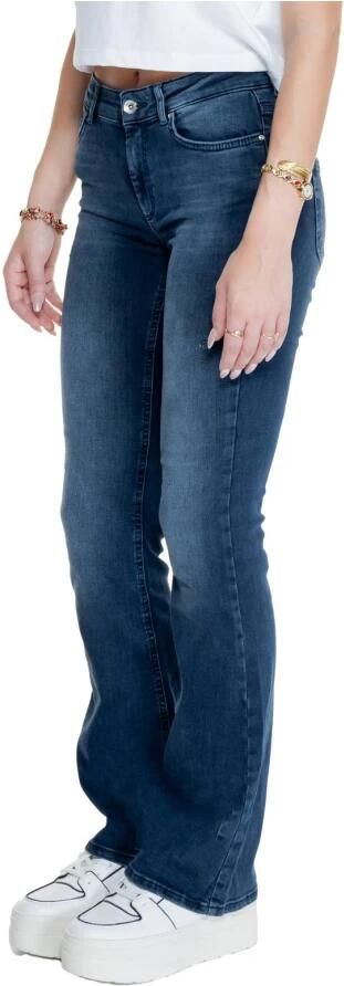Only Blauwe Bootcut Jeans met Zakken - Foto 2