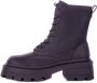 Only Zwarte Leren Rits Enkellaarzen Black Dames - Thumbnail 2